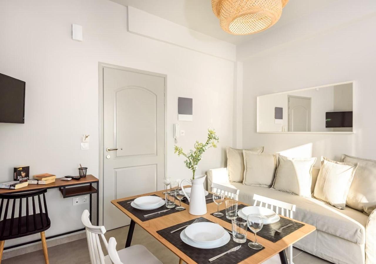 Cosy Apartment Evdoxia Hriszí Aktí Haniá Kültér fotó