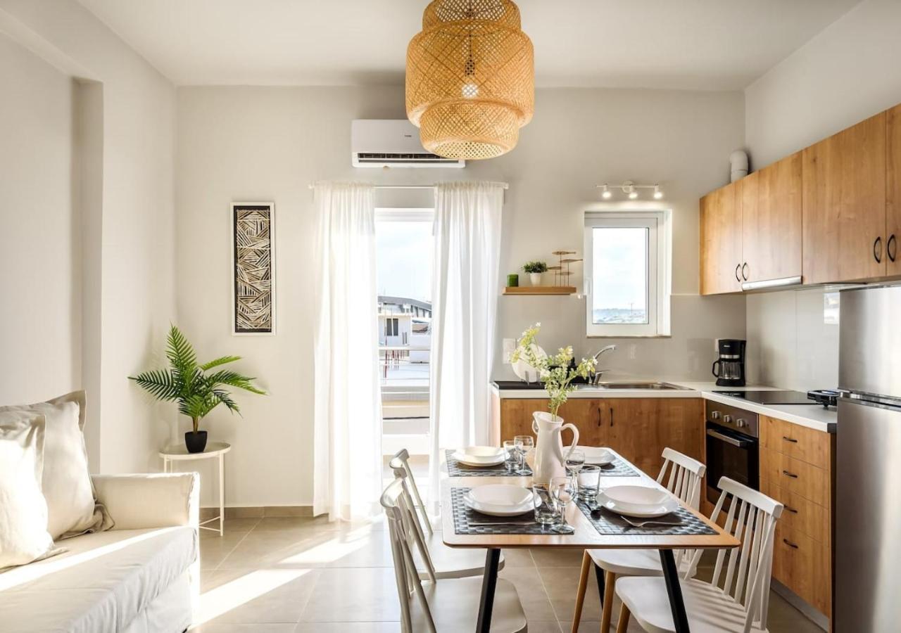 Cosy Apartment Evdoxia Hriszí Aktí Haniá Kültér fotó