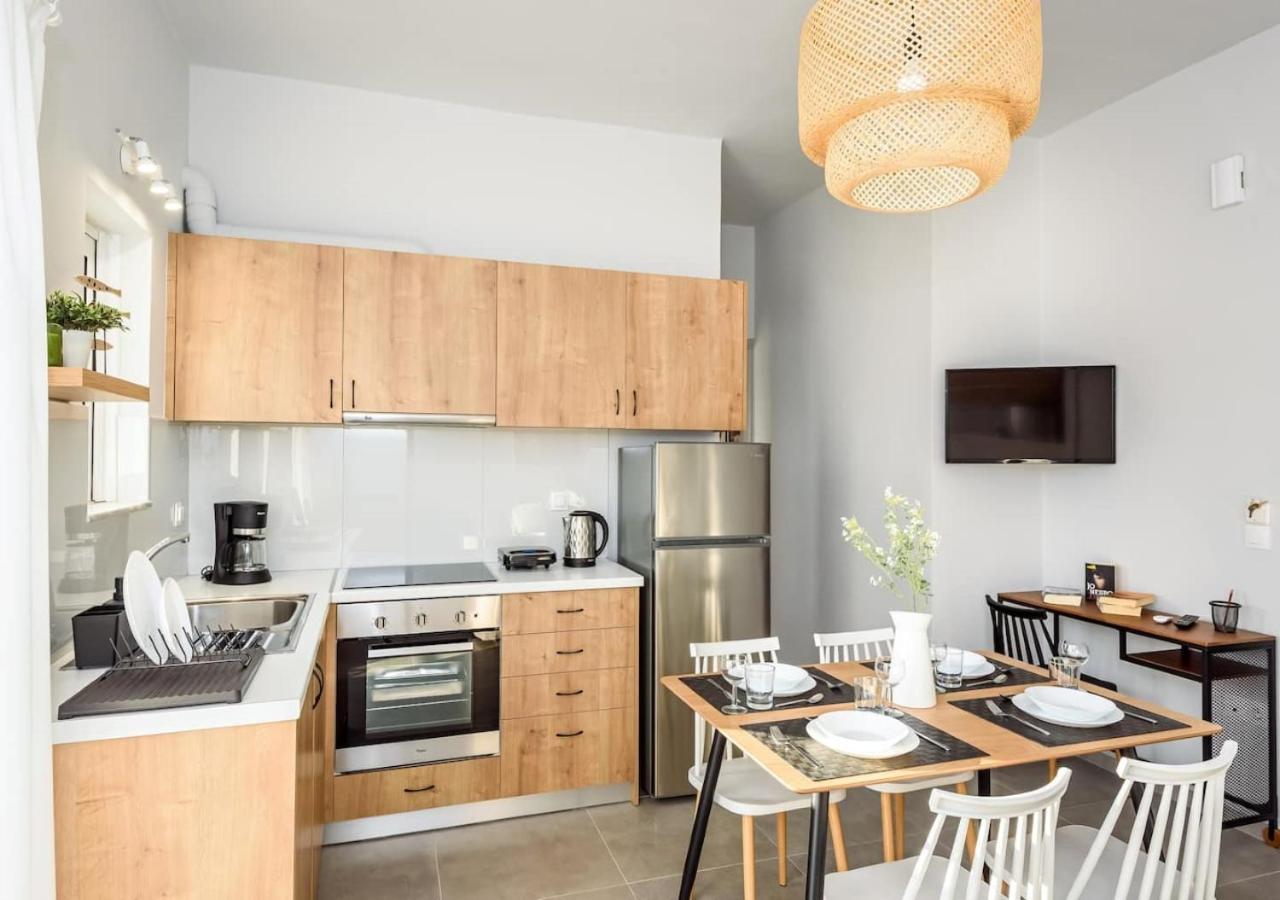 Cosy Apartment Evdoxia Hriszí Aktí Haniá Kültér fotó