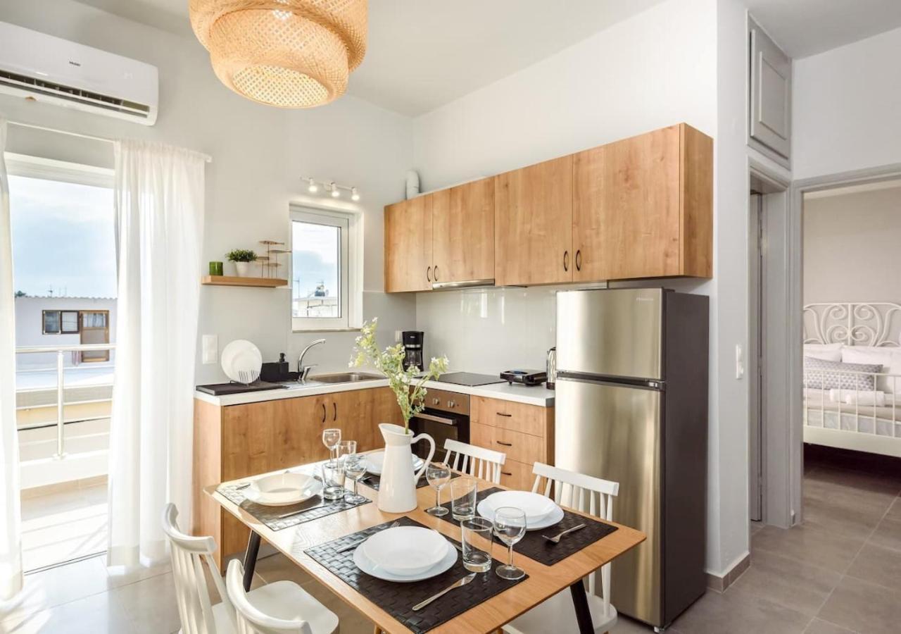 Cosy Apartment Evdoxia Hriszí Aktí Haniá Kültér fotó